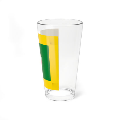 Flag of Tanno Hokkaido 1946-2006 fringed (Japan) Pint Glass 16oz