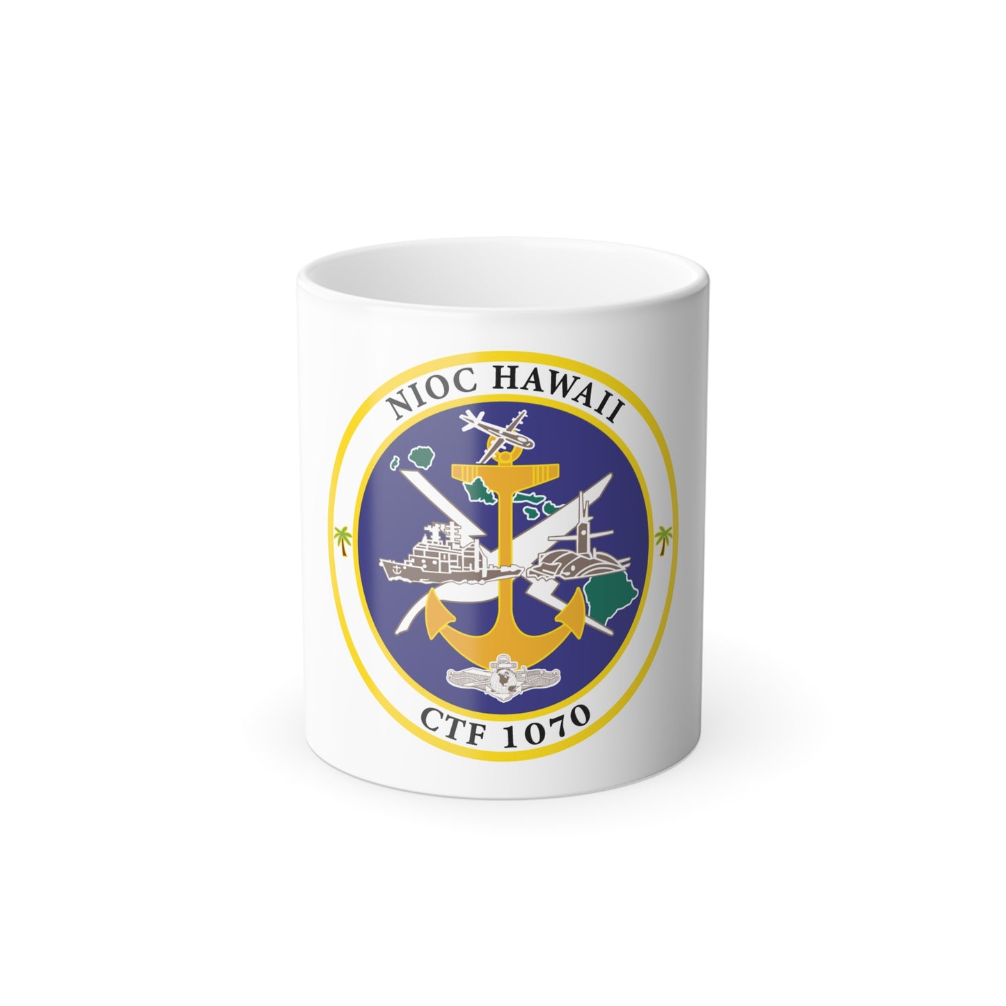 NIOC Hawaii CFT 1070 (U.S. Navy) Color Changing Mug 11oz