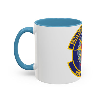 507th Communications Flight (U.S. Air Force) Accent Coffee Mug