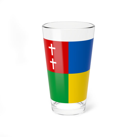 Flag of Karlivka Kirovohrad Oblast (Ukraine) Pint Glass 16oz