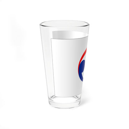Ryukyu Islands flag 1875-1879 cswb (Japan) Pint Glass 16oz