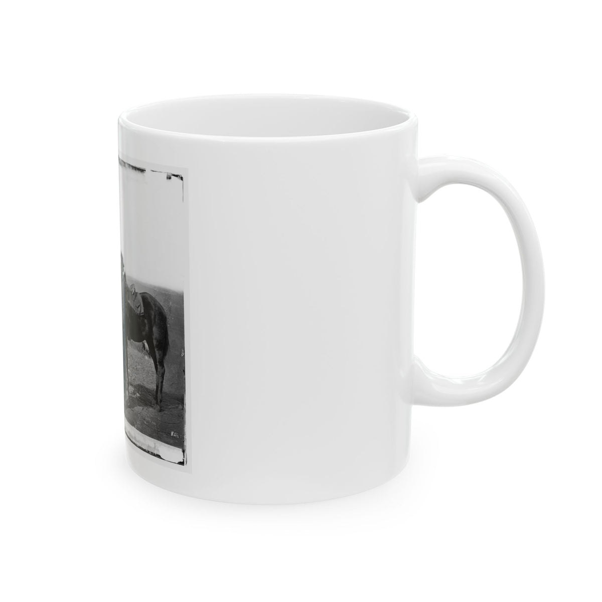 Antietam, Md. A Cavalry Orderly (U.S. Civil War) White Coffee Mug