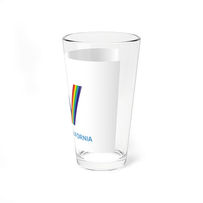Flag of Whittier, California - Pint Glass 16oz