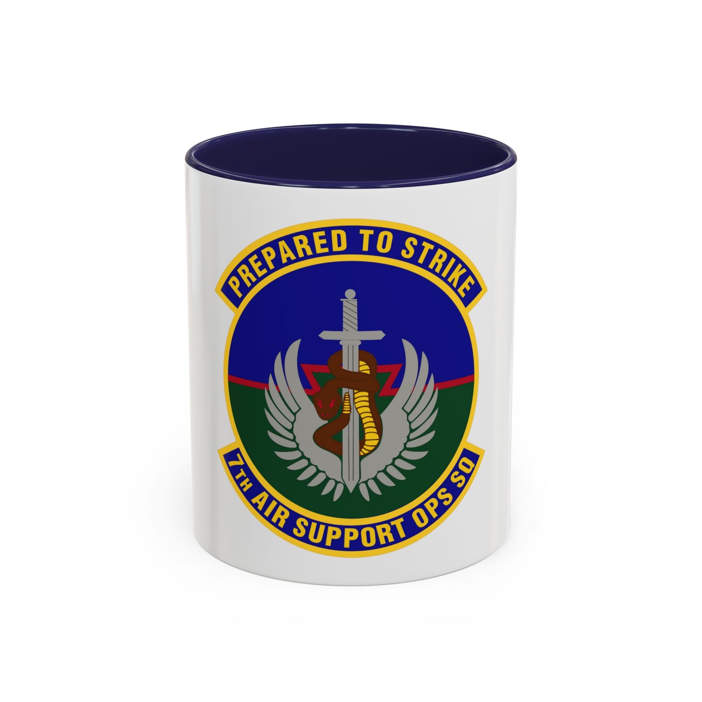 7th Air Support Operations Squadron (U.S. Air Force) Accent Coffee Mug