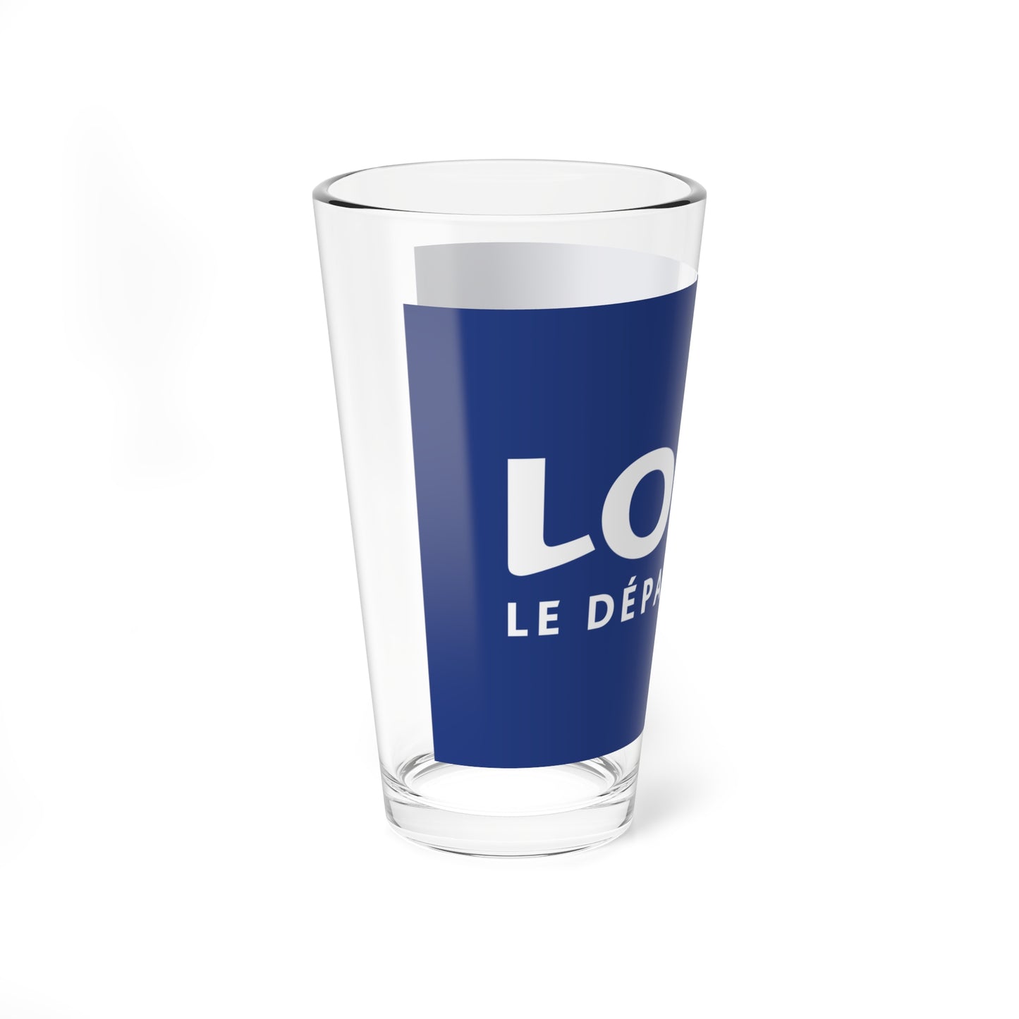 Flag of the Department of Loire (France) Pint Glass 16oz