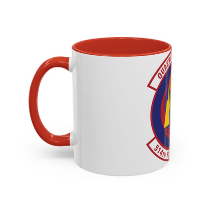 514th Flight Test Squadron (U.S. Air Force) Accent Coffee Mug