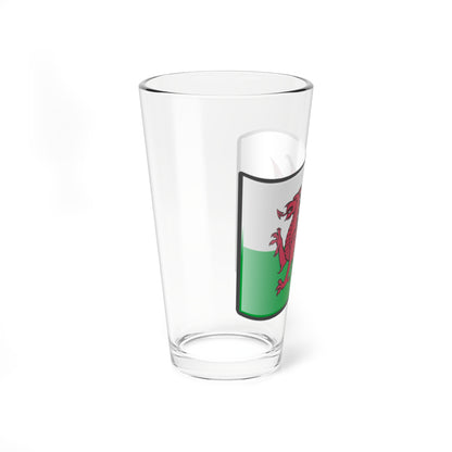 Nuvola Welsh flag (United Kingdom) Pint Glass 16oz