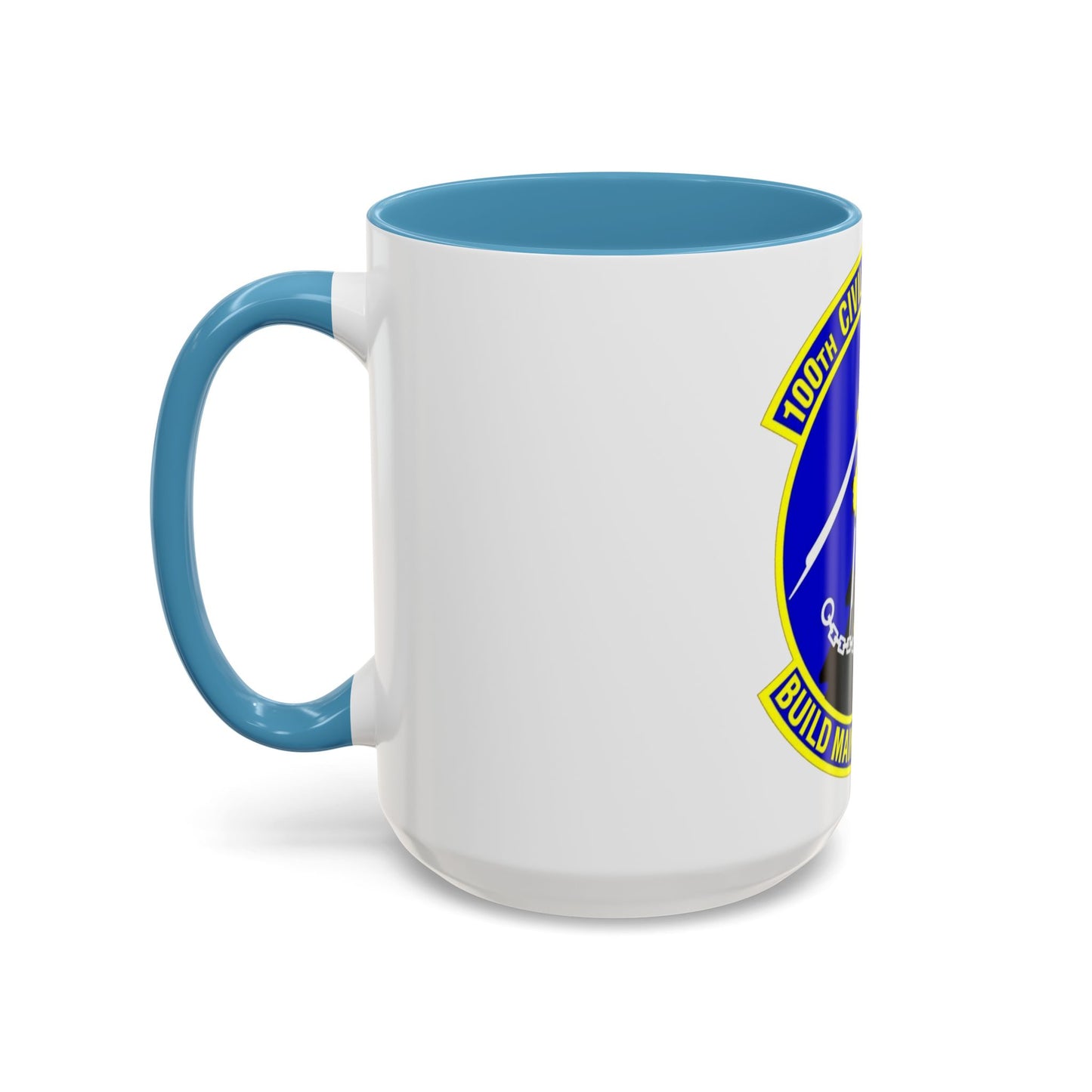 100 Civil Engineer Squadron USAFE (U.S. Air Force) Accent Coffee Mug