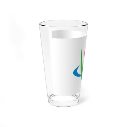 Flag of Uwajima Ehime (Japan) Pint Glass 16oz