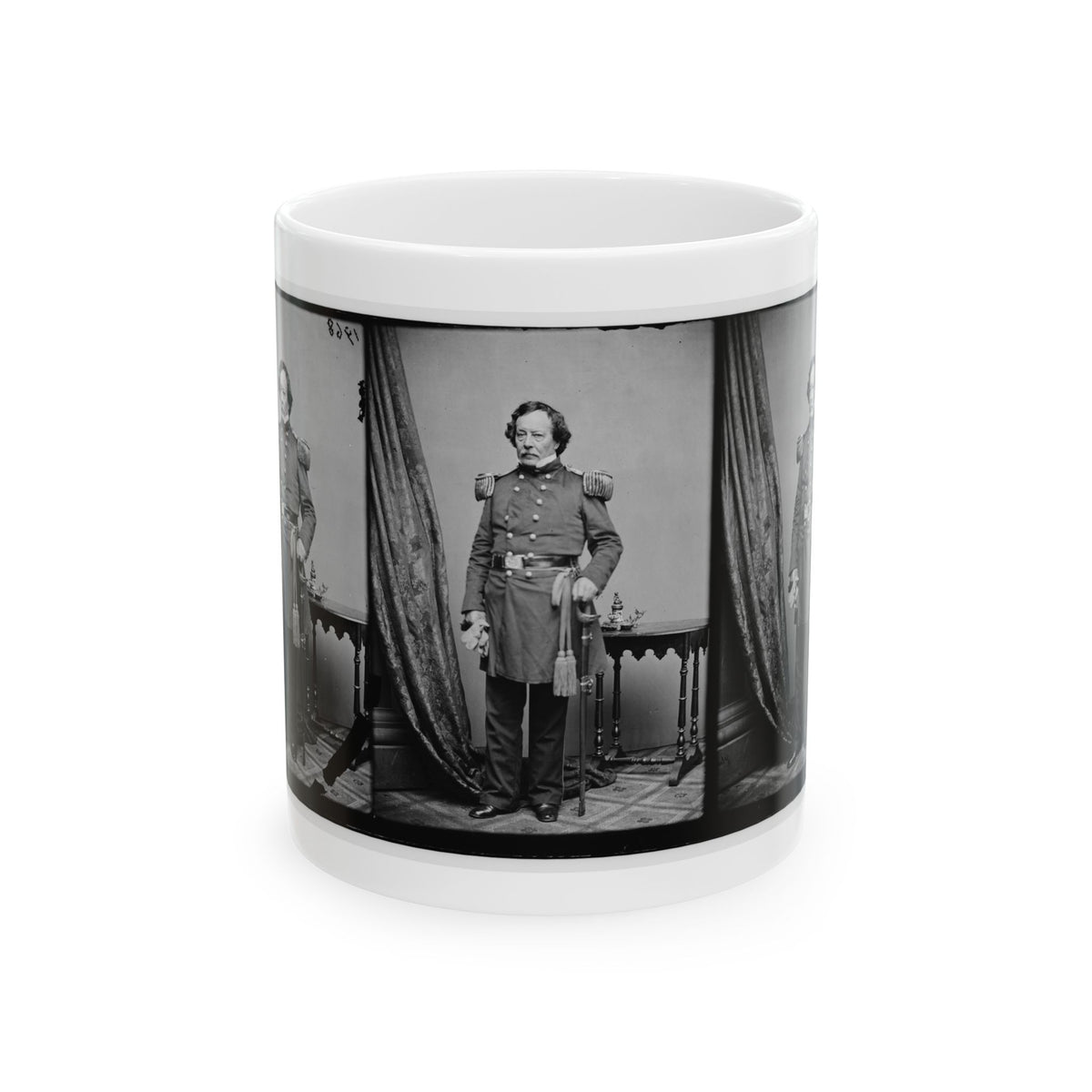 Brig. Gen. B.L.E. Bonneville (U.S. Civil War) White Coffee Mug