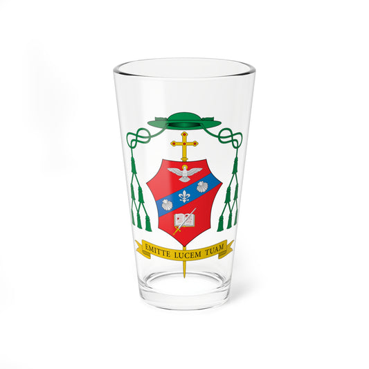 Escudo de Cícero Alves de França (Spain) (Coat of Arms) Pint Glass 16oz
