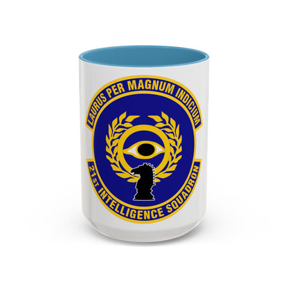 21st Intelligence Squadron (U.S. Air Force) Accent Coffee Mug