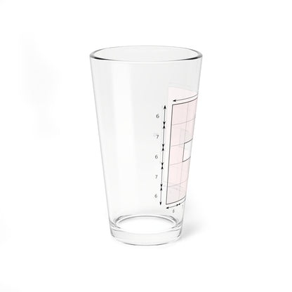 Swiss Flag Specifications (Switzerland) Pint Glass 16oz