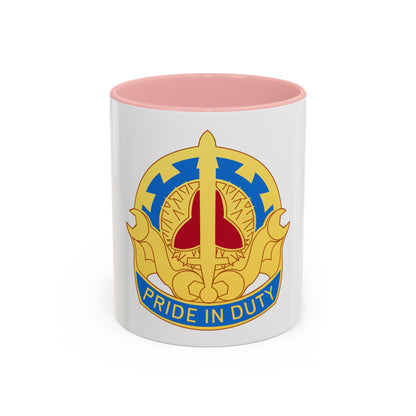 138 Maintenance Battalion (U.S. Army) Accent Coffee Mug