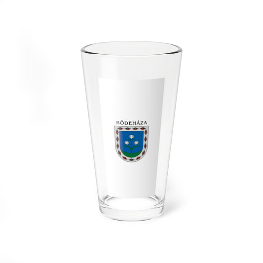 Flag of Bodehaza vertical (Hungary) Pint Glass 16oz