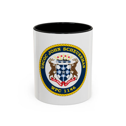 UUSCGC John Scheuerman WPC 1146 (U.S. Coast Guard) Accent Coffee Mug