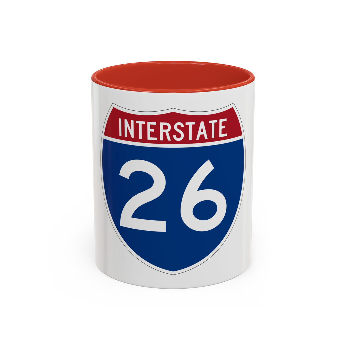 Interstate 26 (U.S. Highways) Accent Coffee Mug