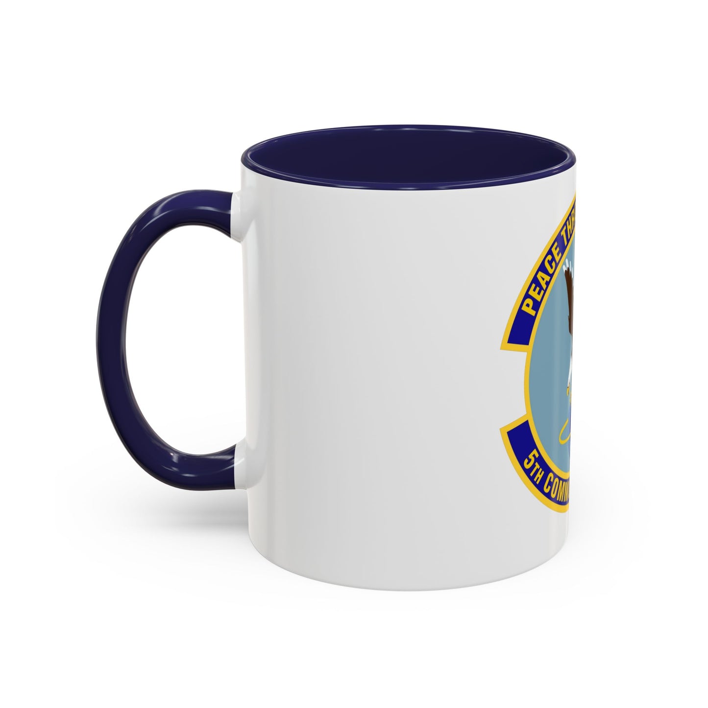 5th Communications Squadron (U.S. Air Force) Accent Coffee Mug
