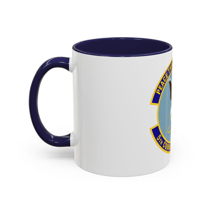 5th Communications Squadron (U.S. Air Force) Accent Coffee Mug