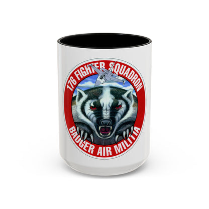 176th Fighter Squadron (U.S. Air Force) Accent Coffee Mug
