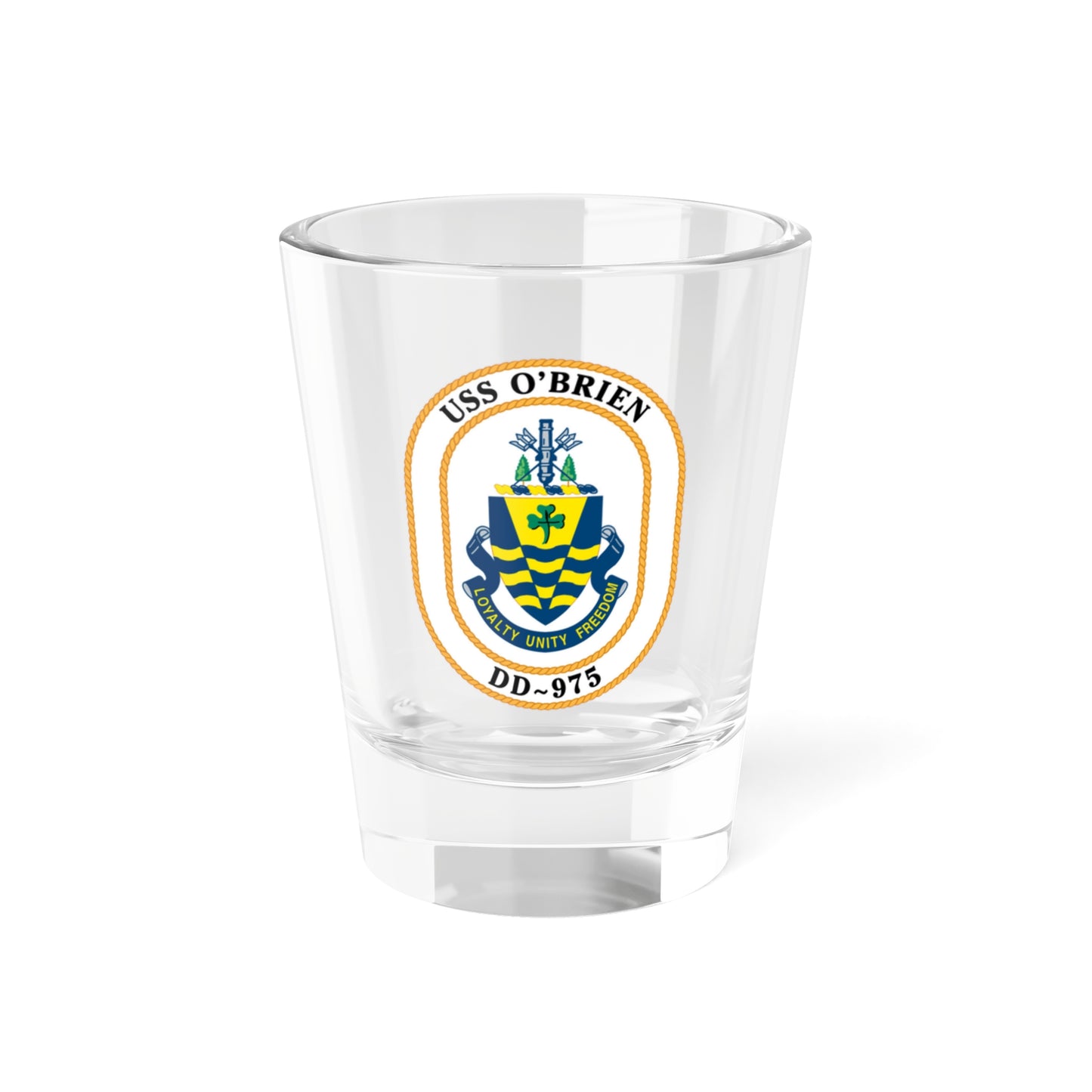 USS O1 (U.S. Navy) Shot Glass 1.5oz