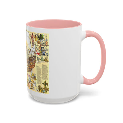History Salvaged from the Sea (1977) (Map) Accent Coffee Mug