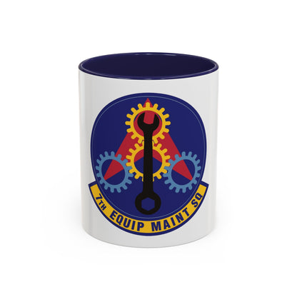 7th Equipment Maintenance Squadron (U.S. Air Force) Accent Coffee Mug