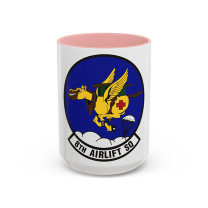 8th Airlift Squadron (U.S. Air Force) Accent Coffee Mug