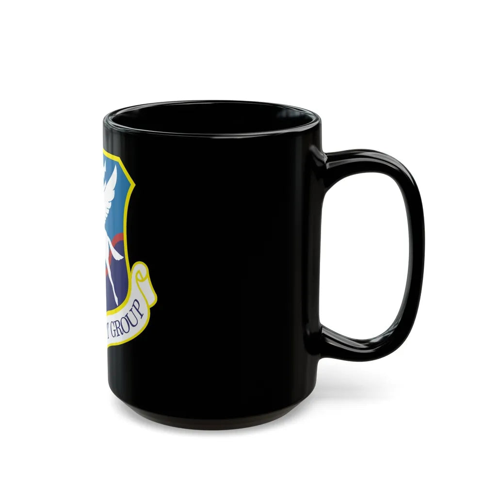 135th Airlift Group (U.S. Air Force) Black Coffee Mug-Go Mug Yourself