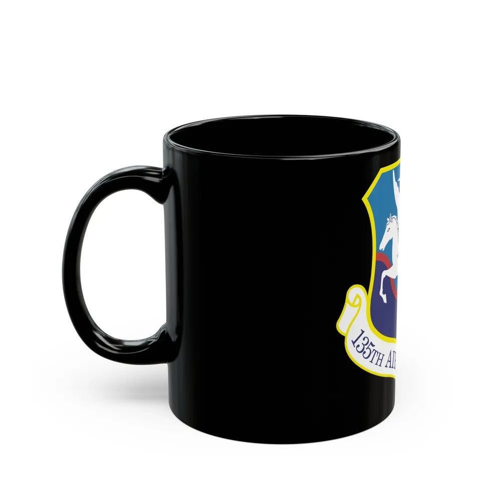 135th Airlift Group (U.S. Air Force) Black Coffee Mug-Go Mug Yourself