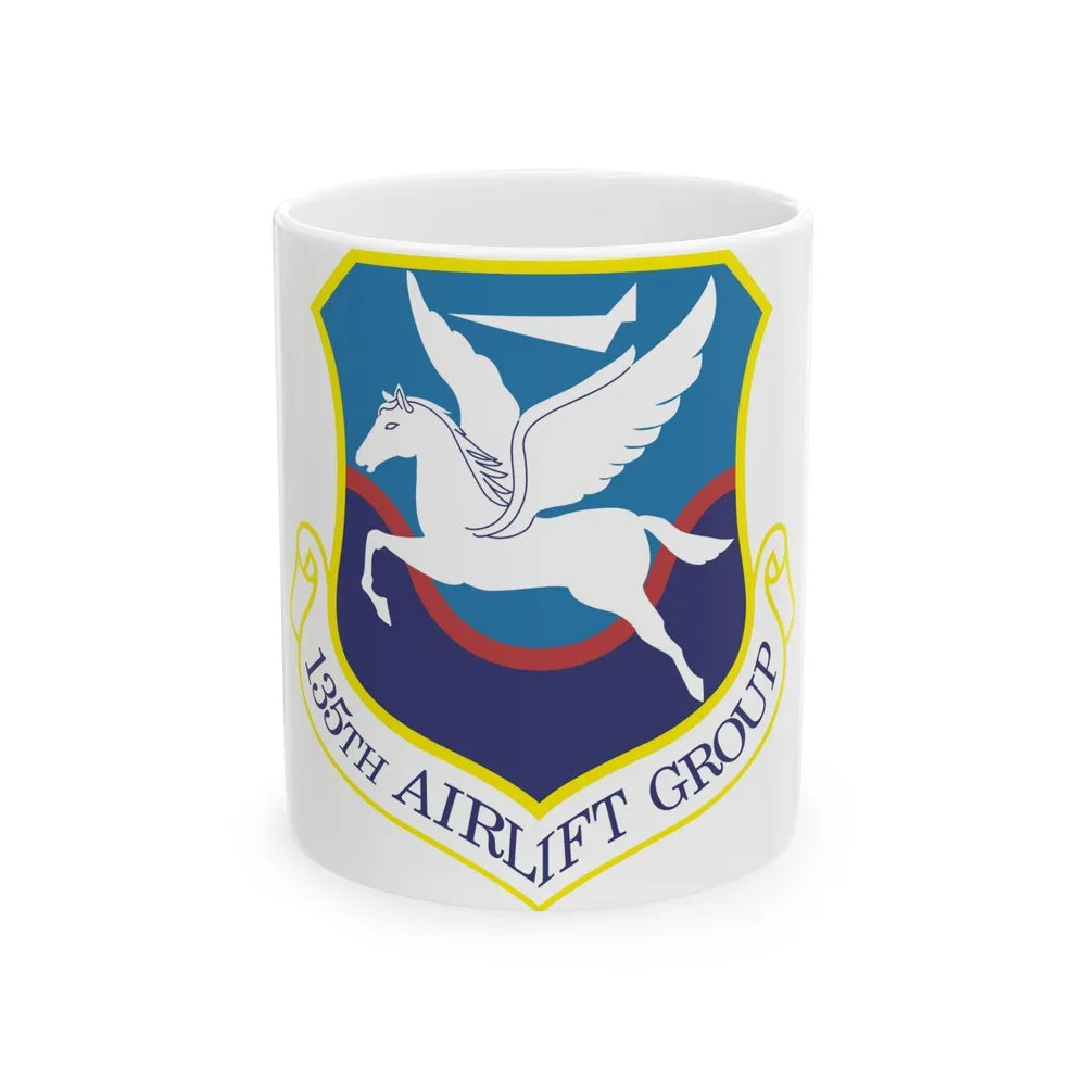 135th Airlift Group (U.S. Air Force) White Coffee Mug-11oz-Go Mug Yourself