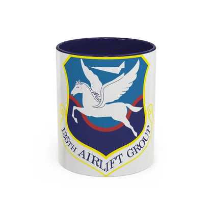 135th Airlift Group (U.S. Air Force) Accent Coffee Mug 11oz Navy - Go Mug Yourself
