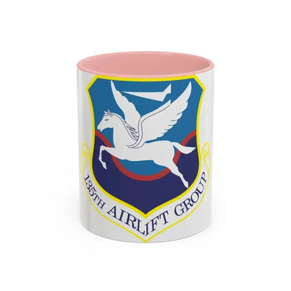 135th Airlift Group (U.S. Air Force) Accent Coffee Mug 11oz Pink - Go Mug Yourself