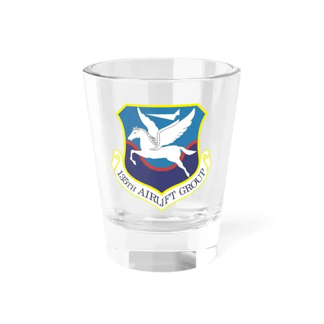 135th Airlift Group (U.S. Air Force) Shot Glass 1.5oz 1.5oz - Go Mug Yourself