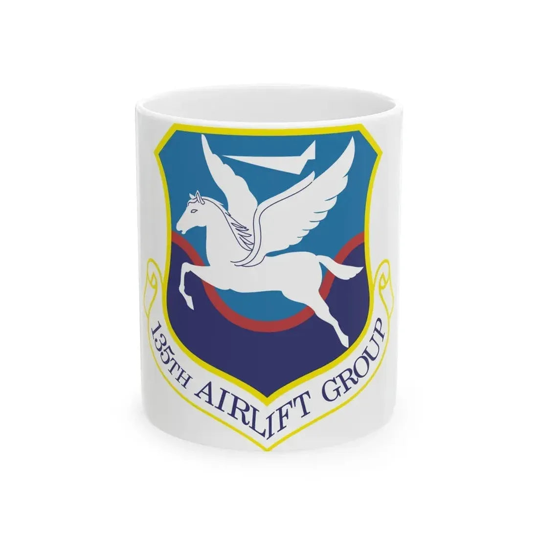 135th Airlift Group (U.S. Air Force) White Coffee Mug 11oz - Go Mug Yourself