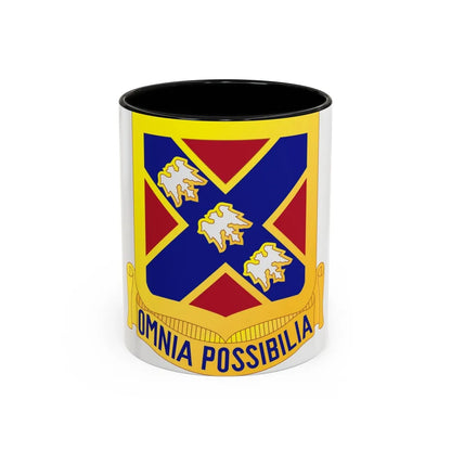 135th Artillery Regiment (U.S. Army) Accent Coffee Mug-11oz-Black-Go Mug Yourself