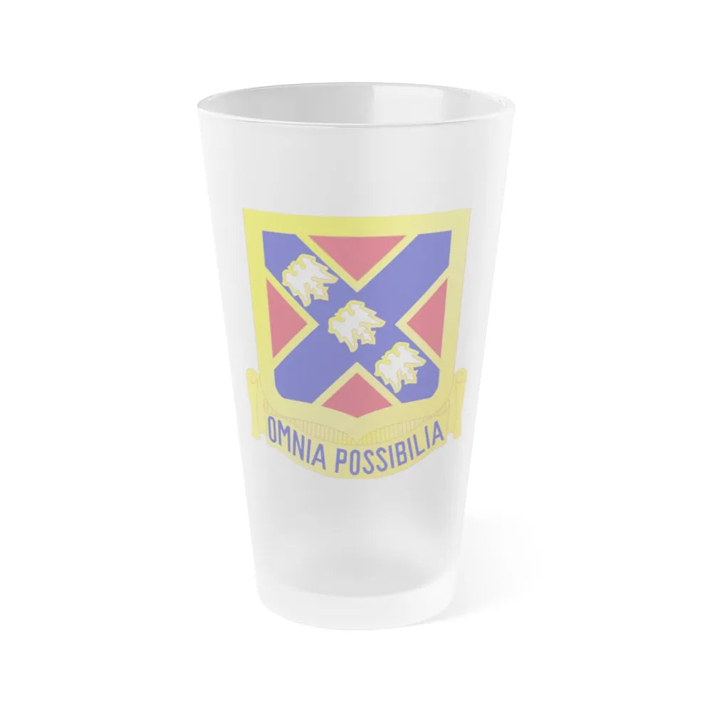 135th Artillery Regiment (U.S. Army) Frosted Pint Glass 16oz-Go Mug Yourself