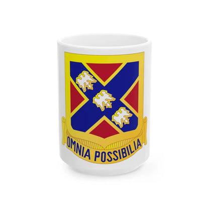 135th Artillery Regiment (U.S. Army) White Coffee Mug-15oz-Go Mug Yourself