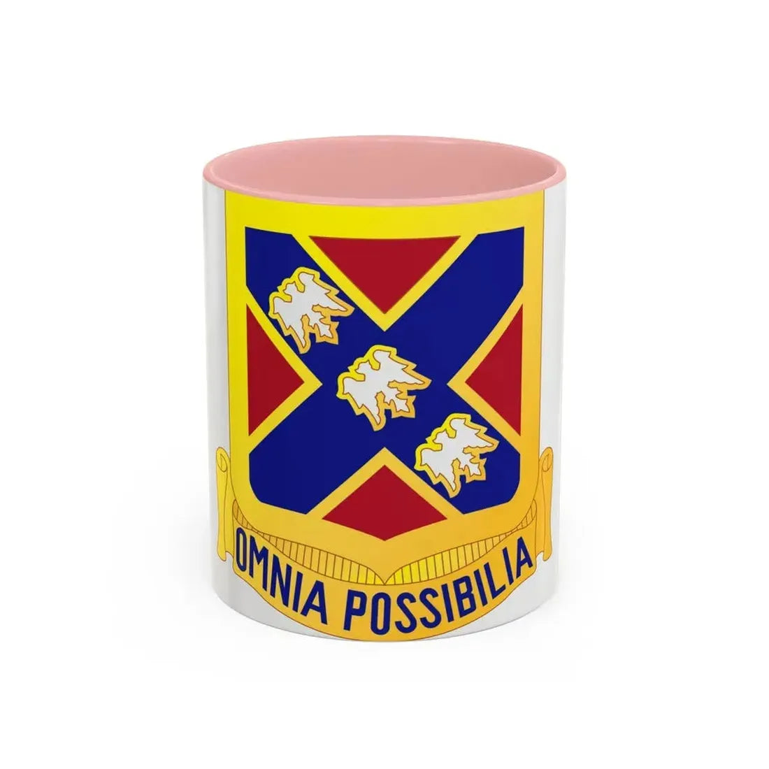 135th Artillery Regiment (U.S. Army) Accent Coffee Mug 11oz Pink - Go Mug Yourself