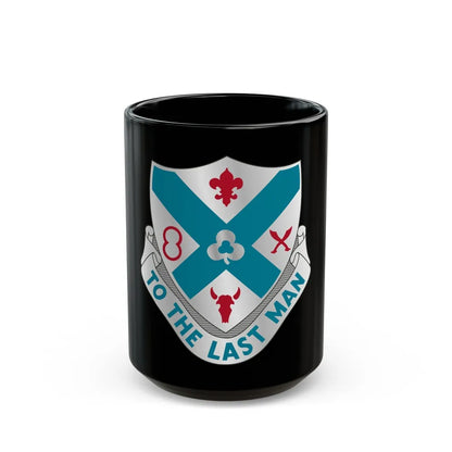 135th Infantry Regiment (U.S. Army) Black Coffee Mug-15oz-Go Mug Yourself