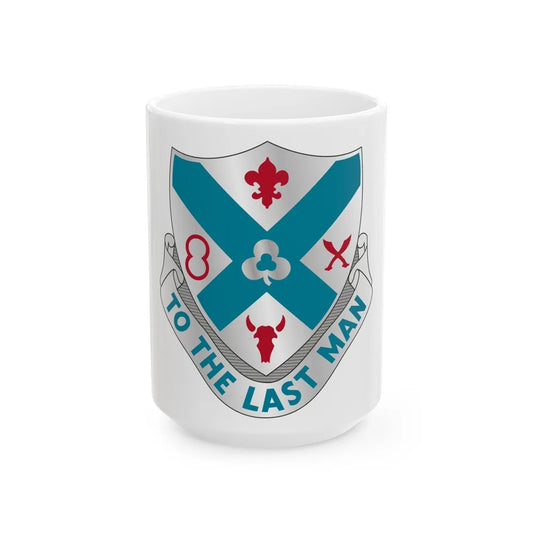 135th Infantry Regiment (U.S. Army) White Coffee Mug-15oz-Go Mug Yourself