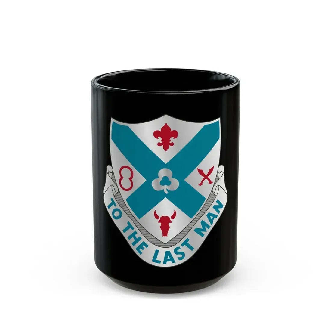 135th Infantry Regiment (U.S. Army) Black Coffee Mug 15oz - Go Mug Yourself