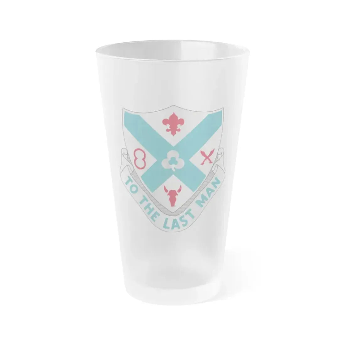 135th Infantry Regiment (U.S. Army) Frosted Pint Glass 16oz Default Title - Go Mug Yourself