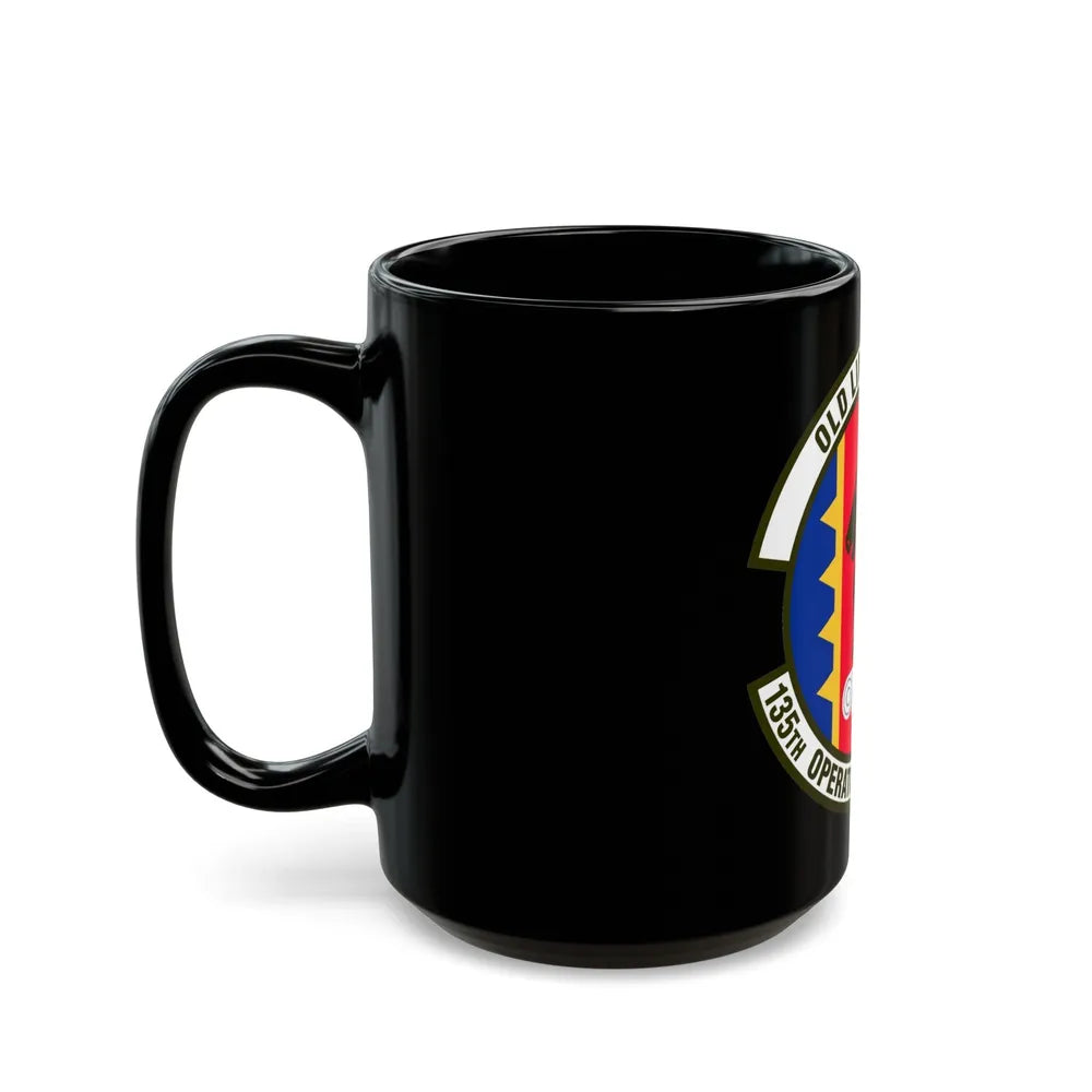 135th Operations Support Flight (U.S. Air Force) Black Coffee Mug-Go Mug Yourself