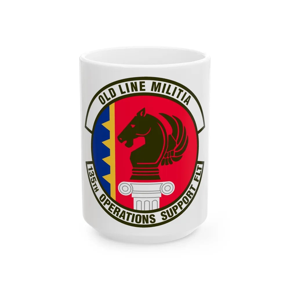 135th Operations Support Flight (U.S. Air Force) White Coffee Mug-15oz-Go Mug Yourself