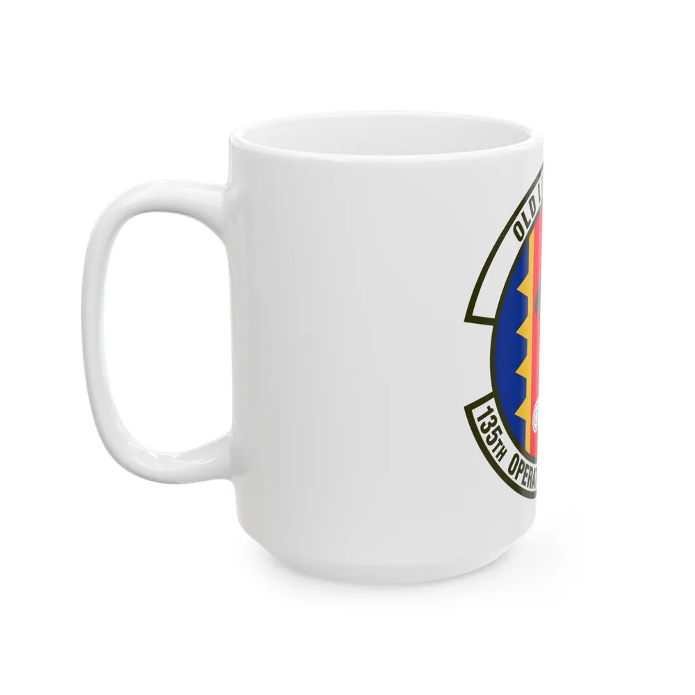 135th Operations Support Flight (U.S. Air Force) White Coffee Mug-Go Mug Yourself