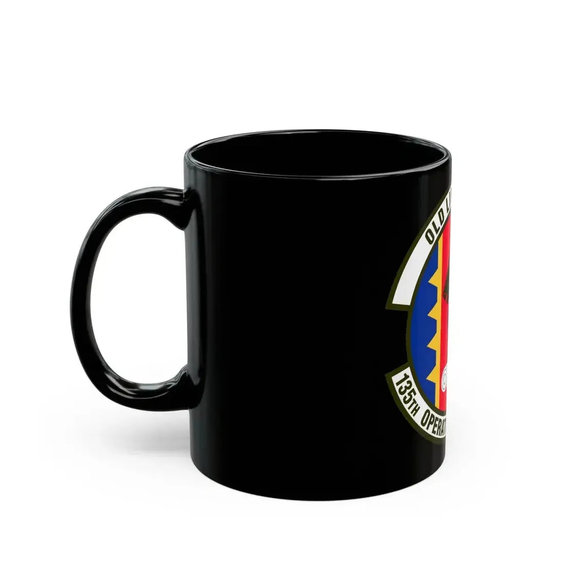 135th Operations Support Flight (U.S. Air Force) Black Coffee Mug - Go Mug Yourself