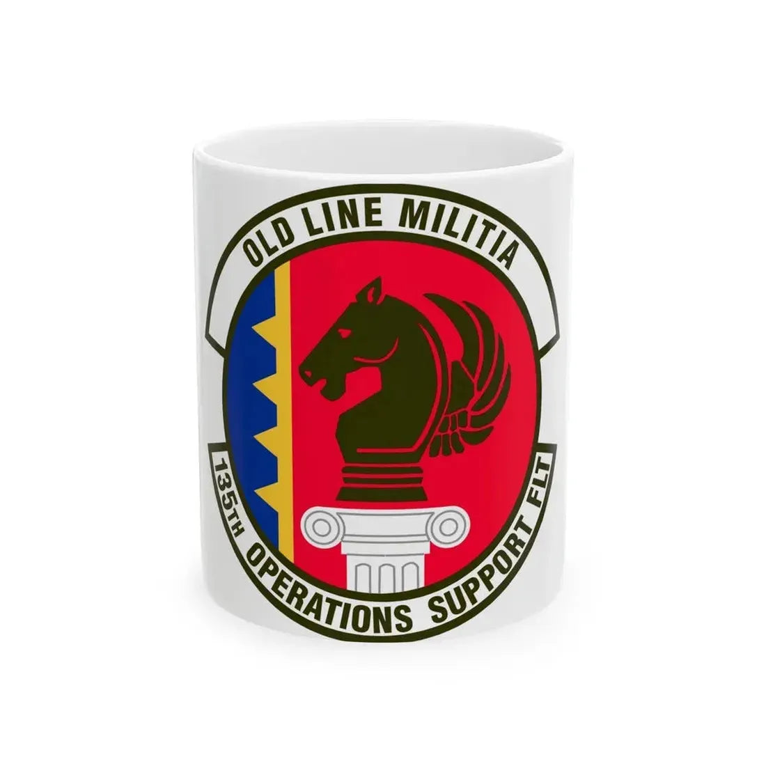 135th Operations Support Flight (U.S. Air Force) White Coffee Mug 11oz - Go Mug Yourself