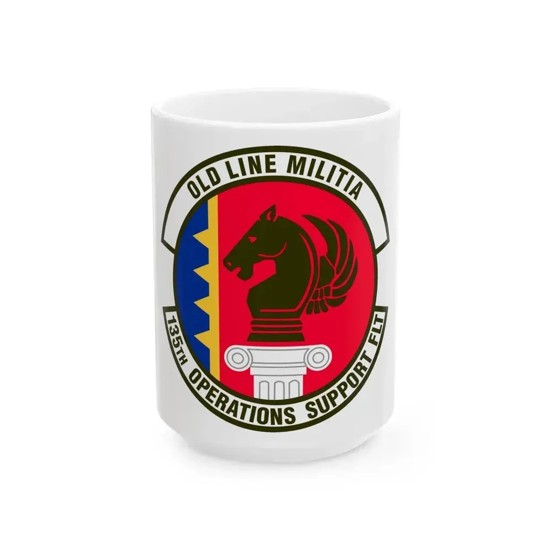 135th Operations Support Flight (U.S. Air Force) White Coffee Mug 15oz - Go Mug Yourself