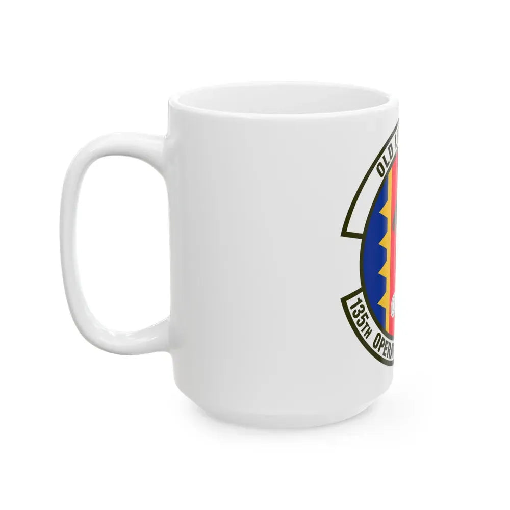 135th Operations Support Flight (U.S. Air Force) White Coffee Mug - Go Mug Yourself